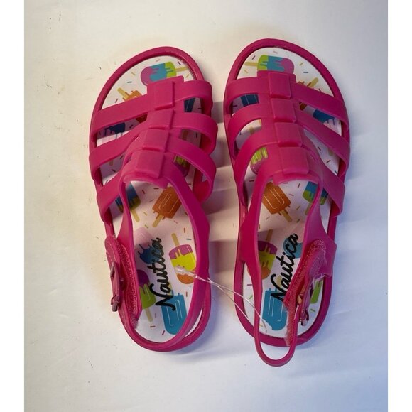 Nautica Pink Sandals (New) size‎ 10 - Picture 4 of 5